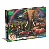 Clementoni 1000pc  Magic 3D African Savannah Jigsaw Puzzle