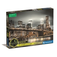 Clementoni 1000pc  New York Skyline  Fluorescent Jigsaw Puzzle