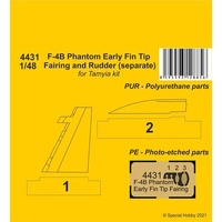 CMK 1/48 F-4B Phantom Early Fin Tip Fairing and Rudder (separate)