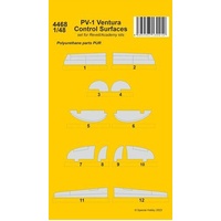CMK 1/48 PV-1 Ventura Control Surfaces