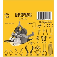 CMK 1/48 B-26 Marauder Tail Gun Turret  / for ICM kits