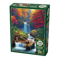Cobble Hill 1000pc Mystic Falls In Autumn Jigsaw Puzzle 40002