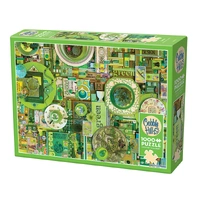 Cobble Hill 1000pc Rainbow Project Green Jigsaw Puzzle