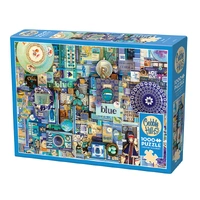 Cobble Hill 1000pc Rainbow Project Blue Jigsaw Puzzle