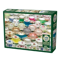 Cobble Hill Tea Cups 1000pc Jigsaw Puzzle