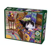 Cobble Hill 1000pc Comfy Cat Jigsaw Puzzle