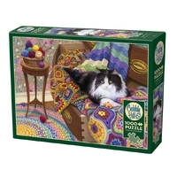 Cobble Hill 1000pc Comfy Cat Jigsaw Puzzle