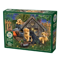 Cobble Hill 1000pc In The Doghouse Jigsaw Puzzle