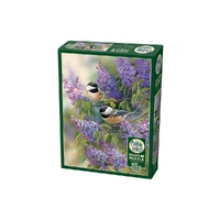 Cobble Hill 1000pc Chickadees And Lilacs Jigsaw Puzzle 40166