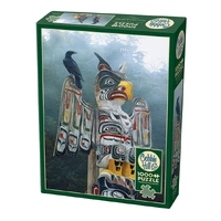 Cobble Hill Totem Pole In The Mist 1000pc Jigsaw Puzzle