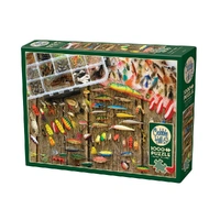 Cobble Hill 1000pc Fishing Lures Jigsaw Puzzle 40185