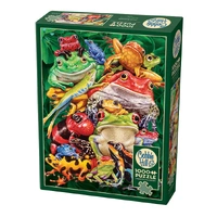 Cobble Hill 1000pc Frog Business Jigsaw Puzzle