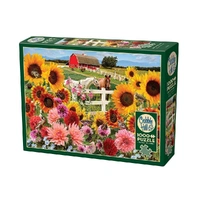 Cobble Hill 1000pc Sunflower Farm Jigsaw Puzzle 40208