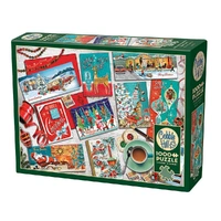 Cobble Hill 1000pc Mid Mod Season's Greetings Jigsaw Puzzle 40217