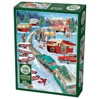 Cobble Hill 1000pc Christmas Campers Jigsaw Puzzle 40219