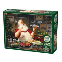 Cobble Hill 1000pc Santa Painting Cars Jigsaw Puzzle