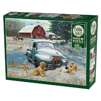 Cobble Hill 1000pc Merry Christmas Jigsaw Puzzle 40237
