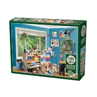 Cobble Hill 1000pc Studio Pups Jigsaw Puzzle 40251