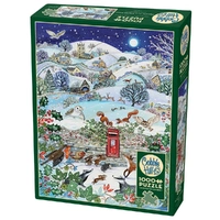 Cobble Hill 1000pc Village on a Winter Night Jigsaw Puzzle 40257