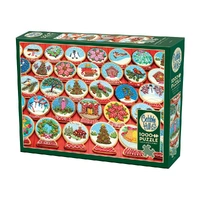Cobble Hill 1000pc Snow Globe Cookies Jigsaw Puzzle 40260