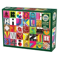 Cobble Hill 1000pc Found Alphabet Jigsaw Puzzle