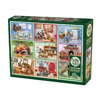 Cobble Hill 1000pc Squirrels At Home Jigsaw Puzzle 40287