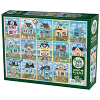 Cobble Hill 1000pc Seaside Shops Jigsaw Puzzle 40309