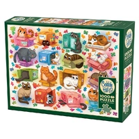 Cobble Hill 1000pc Cats vs Puzzles Jigsaw Puzzle 40328