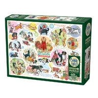 Cobble Hill 1000pc Dog Thoughts Jigsaw Puzzle 40336