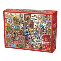 Cobble Hill Doodletown Thanksgiving 1000pc Jigsaw Puzzle