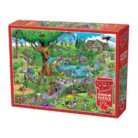 Cobble Hill Doodletown Par For The Course 1000pc Jigsaw Puzzle