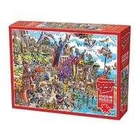 Cobble Hill Doodletown Viking Village 1000pc Jigsaw Puzzle