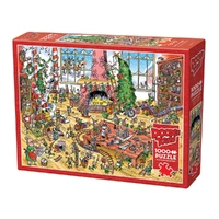 Cobble Hill Doodletown Elves At Work 1000pc Jigsaw Puzzle
