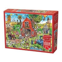 Cobble Hill Doodletown Farmyard Folly 1000pc Jigsaw Puzzle