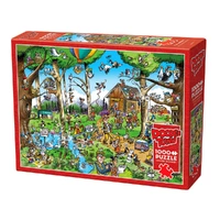 Cobble Hill Doodletown Birdwatchers Paradise 1000pc Jigsaw Puzzle