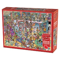 Cobble Hill 1000pc DoodleTown: Bookshop Bedlam Jigsaw Puzzle 44511