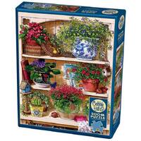 Cobble Hill 500Pc Flower Cupboard Jigsaw Puzzle