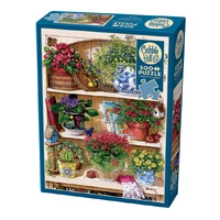 Cobble Hill 500Pc Flower Cupboard Jigsaw Puzzle