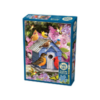 Cobble Hill Spring Birdhouse 500pc Jigsaw Puzzle