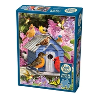 Cobble Hill Spring Birdhouse 500pc Jigsaw Puzzle