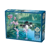 Cobble Hill 500pc Iris Cove Loons Jigsaw Puzzle 45047
