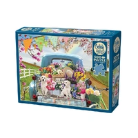 Cobble Hill 500pc Country Truck In Spring Jigsaw Puzzle 45060