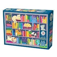 Cobble Hill 500pc Rainbow Cats Jigsaw Puzzle 45090