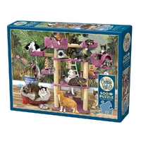 Cobble Hill 500pc Jungle Cats Jigsaw Puzzle 45095