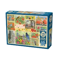 Cobble Hill 500pc Garden Birds In Autumn Jigsaw Puzzle 45103