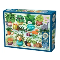 Cobble Hill 500pc Cats vs. Plants Jigsaw Puzzle 45120