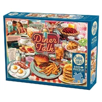 Cobble Hill 500pc Diner Talk Jigsaw Puzzle 45125