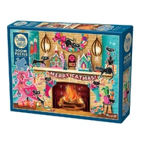 Cobble Hill 500pc Merry Catmas Jigsaw Puzzle 45131
