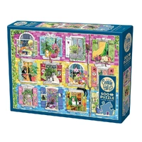 Cobble Hill 500pc Living with Cattitude Jigsaw Puzzle 45158