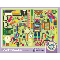 Cobble Hill 100pc Nerdy Junk Drawer Jigsaw Puzzle 46001
